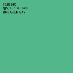 #52B88C - Breaker Bay Color Image
